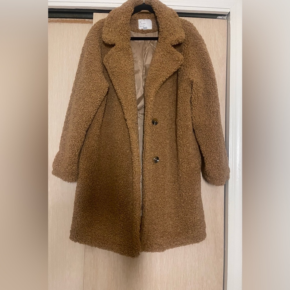 Tan Sherpa Jacket